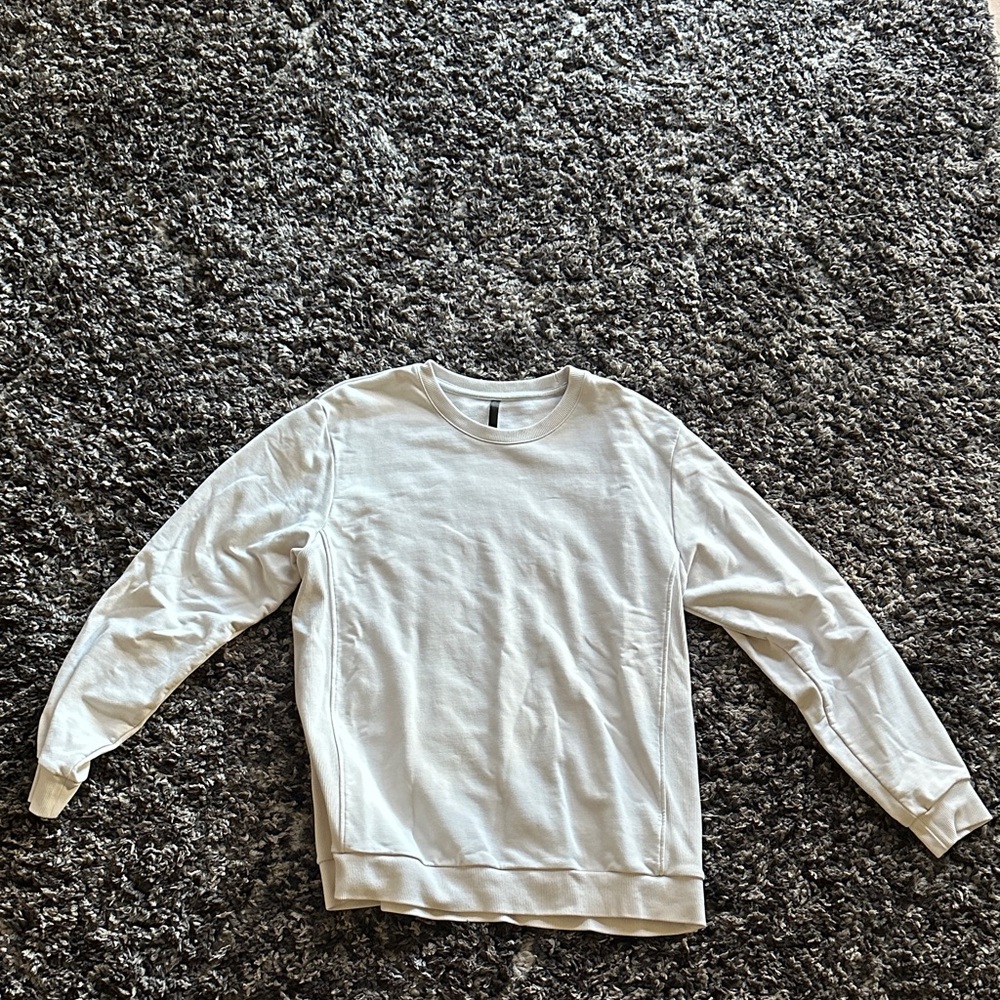 Fabletics Men's Light Grey Crewneck Sweater
